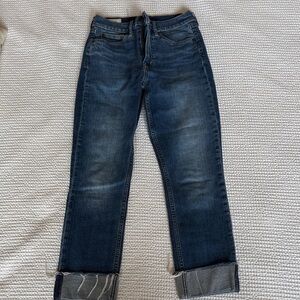 GAP Women's Straight Leg Jeans - Dark Blue